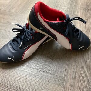 Puma BMW Cat 6 Racing Shoe Mens 8 Blue Red Sneakers Logo‎ Racing Sport Unisex